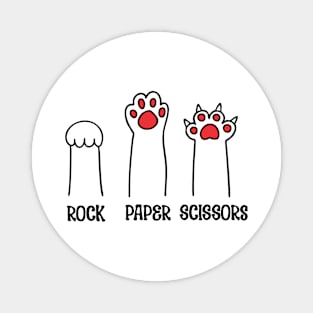 Rock Paper Scissors-Red Magnet